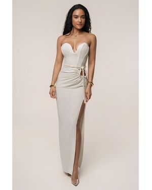 JLUXLABEL Destination Linen Skirt Set - Natural