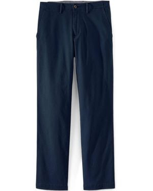 Lands' End Knockabout Classic Straight Fit Chino Pant - Blue