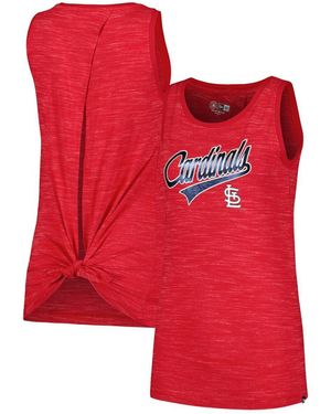 KTZ St. Louis Cardinals Space-dye Active Tank Top - Red