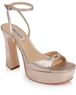 Badgley Mischka Romina Ii Metallic Platform Sandals - Multicolor