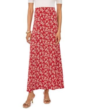 Vince Camuto Pull-on A-line Maxi Skirt - Red