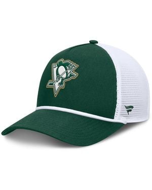 Fanatics Green/white Pittsburgh Penguins Bermuda A-frame Adjustable Hat