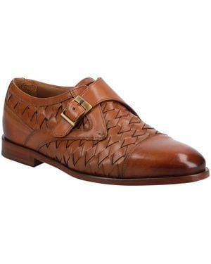 Taft Jack Monk Strap Dress Shoes - Brown