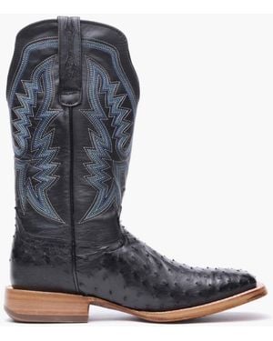 Durango Prca Collection Full-quill Ostrich Western Boot - Blue