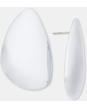 INC International Concepts Teardop Stud Earrings - White