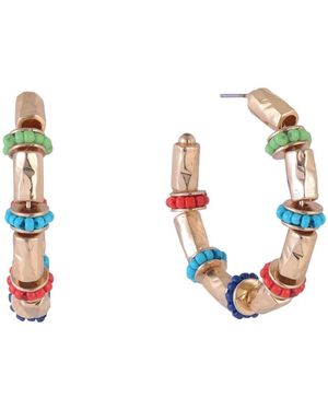 Rachel Roy Gold Tone Hoops - Metallic