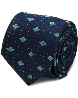 Star Wars Yoda Dot Tie - Blue