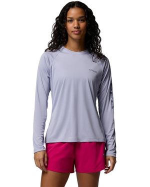 Columbia Pfg Tidal Tee Ii Omni-shade T-shirt - Purple