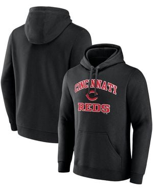LOGO ATHLETIC Cincinnati Reds Heart Soul Hoodie - Black