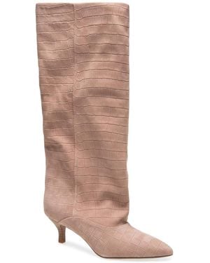 Kenneth Cole Brisbane Kitten Heel Dress Boots - Brown