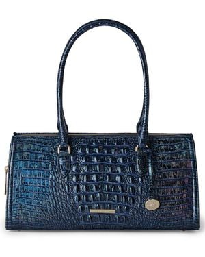 Brahmin Sophia Large Melbourne Satchel Bag - Blue
