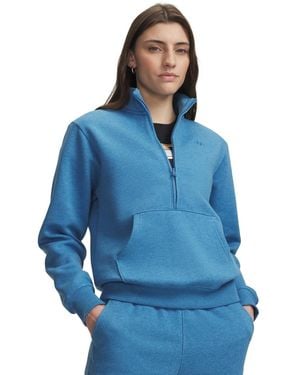 Under Armour Rival Fleece Half-zip Sweatshirt - Blue