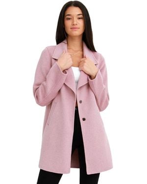 Belle & Bloom Ex-boyfriend Wool Blend Oversized Jacket - Pink