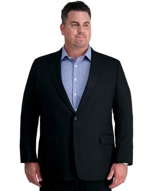 Haggar Jmh Big & Tall Classic Fit Suit Separates Jacket - Blue