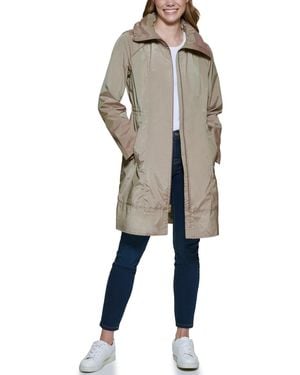 Cole Haan Signature 36" Travel Packable Rain Jacket - Natural