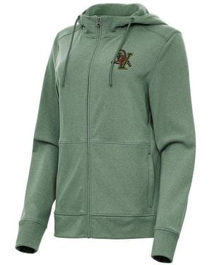 Antigua Vermont Catamounts Seeker Full-zip Hoodie - Green