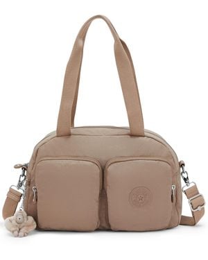 Kipling Cool Defea Convertible Zipper Shoulder Bag - Natural