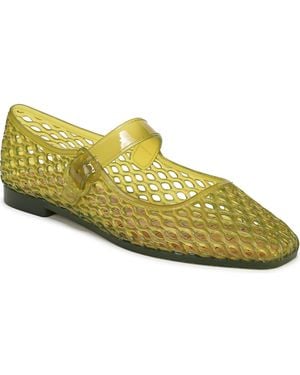 Sam Edelman Michaela Jelly Mary Jane Flats - Yellow