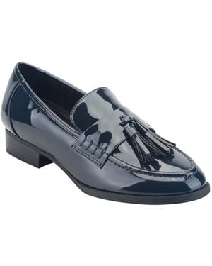 Bandolino Lirka Tassel Block Heel Dress Loafers - Blue