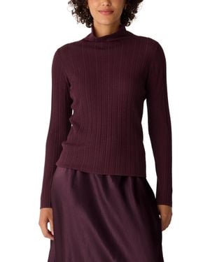 Eileen Fisher Turtleneck Sweater - Purple