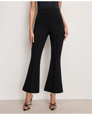 GOOD AMERICAN Soft-stretch Ponte Kick-flare Pants - Black