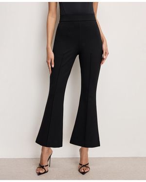 GOOD AMERICAN Soft-stretch Ponte Kick-flare Pants - Black