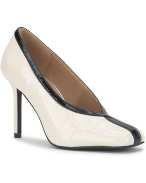 INC International Concepts Dixia Square-toe Stiletto Pumps - White