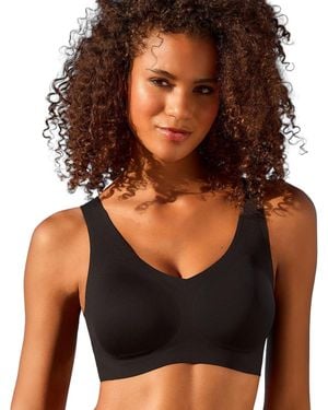 Lascana Wide Strap Seamless T-shirt Bra - Black