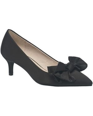 French Connection Ladies Hayleybow Kitten Heel - Black