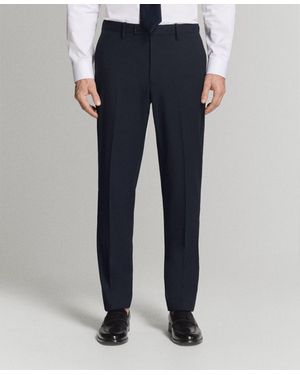 Mango Monaco Slim-fit Suit Pants - Blue