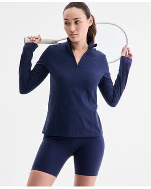 ID Ideology Studio Quarter-zip Pullover Top - Blue