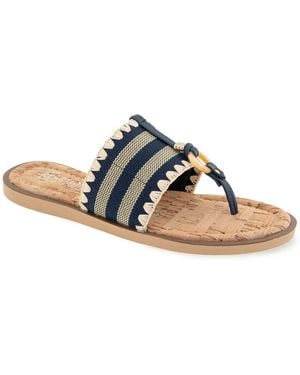 Kenneth Cole Sabriya Slide Flat Sandals - Multicolor