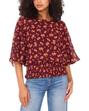 SAM & JESS Smocked Waist Top - Red