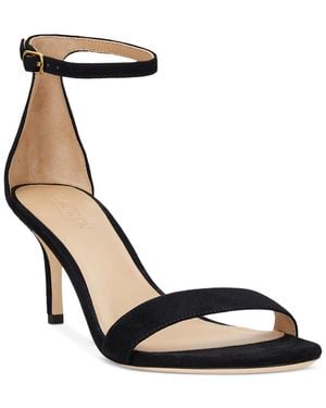 Ralph Lauren Allie Ankle-strap Mid-heel Dress Sandals - Black