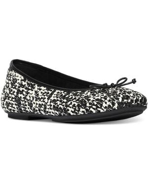 Fitflop Delicato Bow Woven Ballet Flats - Black