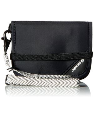 Pacsafe Rfidsafe V50 Anti Theft Rfid Blocking Compact Wallet - Black
