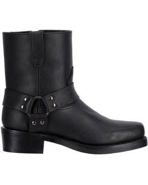 Dingo Rev Up Leather Harness Boot - Black