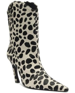SCHUTZ SHOES Maryann Curve Pointy Toe Booties - White