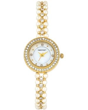 Playzoom Danecraft 18k Fine Plated Analog Watch - Metallic