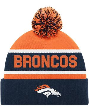 Starter And Navy/orange Denver Broncos Cuffed