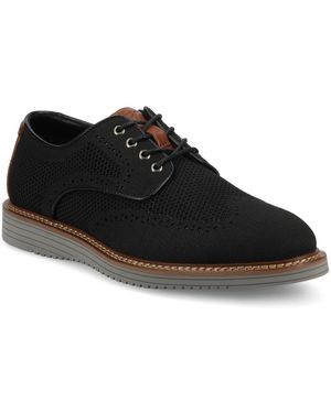 Vance Co. Whitaker Comfort Casual Knit Dress Shoe - Black