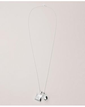 Mango Combined Geometric Adornments Necklace - Pink