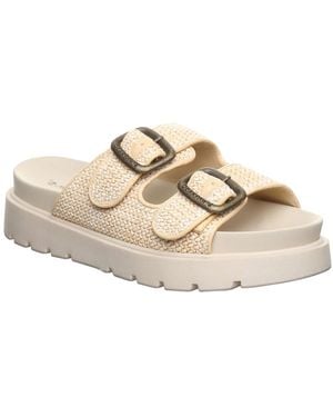 BEARPAW Eternal Round Toe Sandals - White