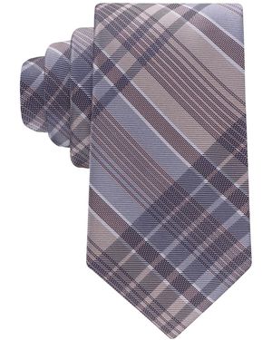 Calvin Klein Rogers Plaid Tie - Purple