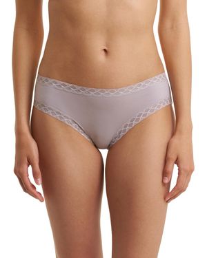 Natori Bliss Lace-trim Cotton Brief Underwear 156058 - Multicolor