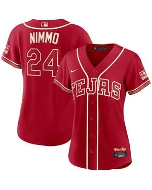 Nike Nathan Eovaldi Texas Rangers 2026 City Connect Stadium Jersey - Red