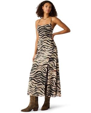 Steve Madden Adella Square Neck Maxi Dress - Natural