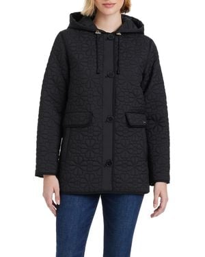 Kate Spade Spade Flower A-line Quilt - Black
