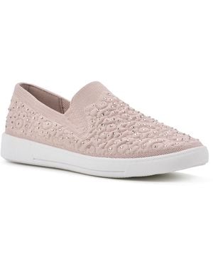 White Mountain Unit Slip On Sneakers - Pink