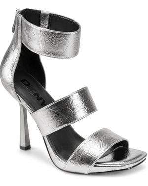 DKNY Nikolaos Slip-on Dress Sandals - Metallic